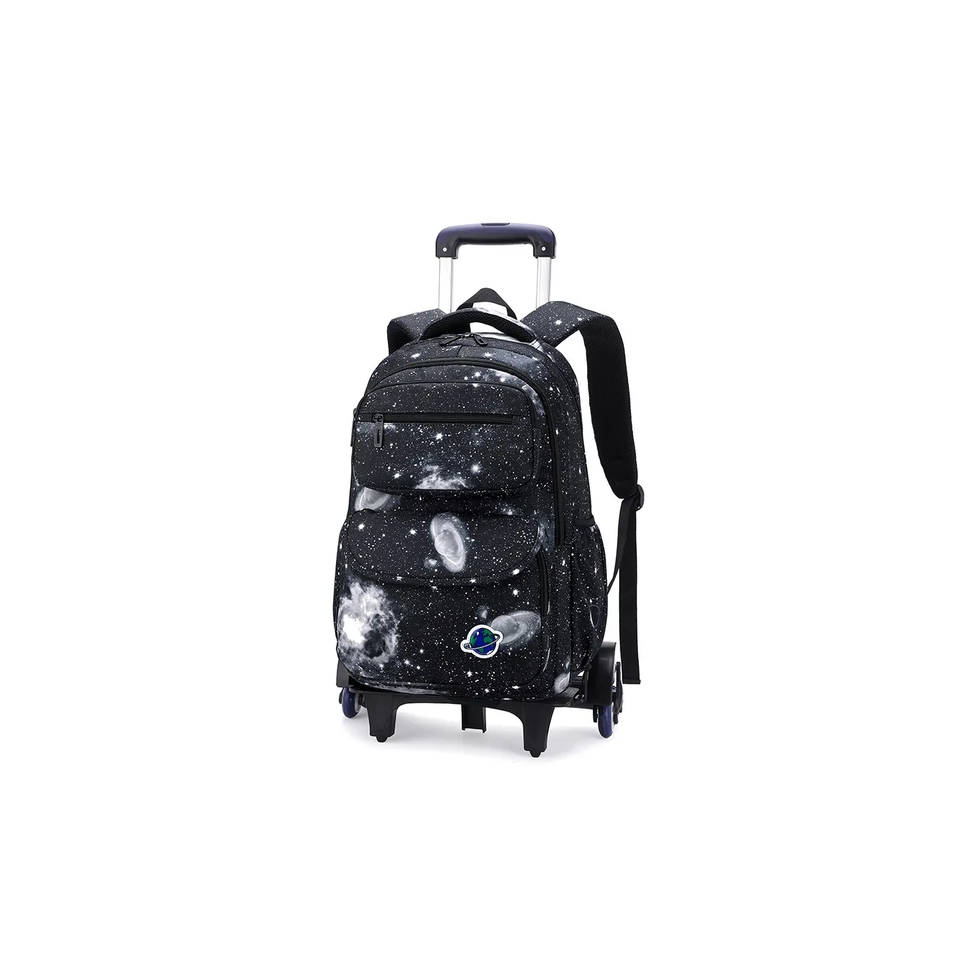 Natural Fish Nylon Pull Handle Backpack Regular Men's Black Gray Starry Sky/Deep Blue Starry Sky/Black Blue/Blue