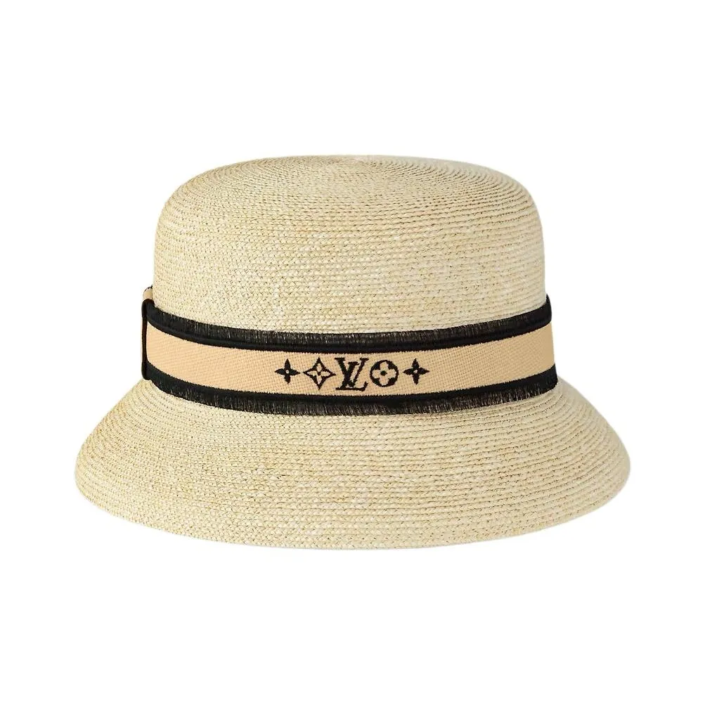 LOUIS VUITTON Lv Straw Bucket Hat