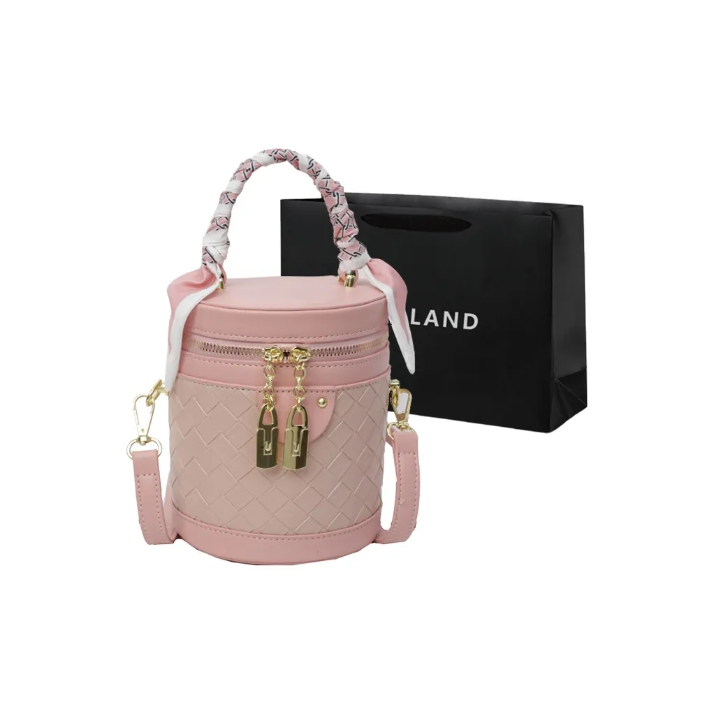 PINK·LAND ПУ (полиуретан) Сумка на одно плечо Женская Розовая Белая Синяя Черная