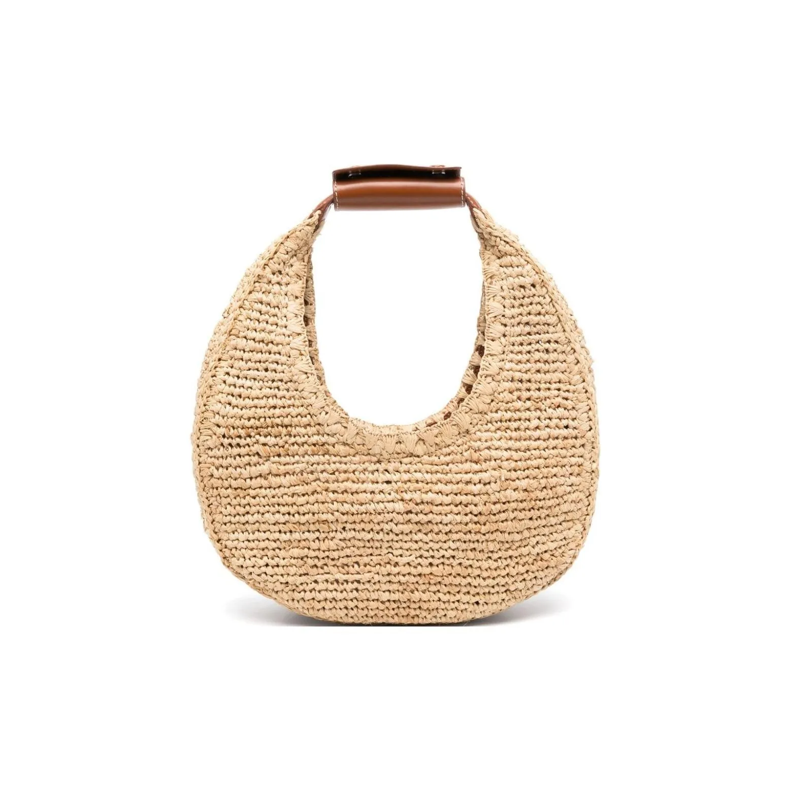 Staud Moon Raffia Tote Bag