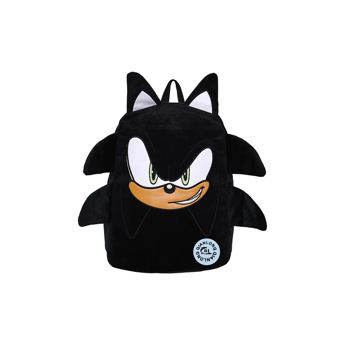Debecca Plush Backpack Regular Unisex Black/Yellow/Blue