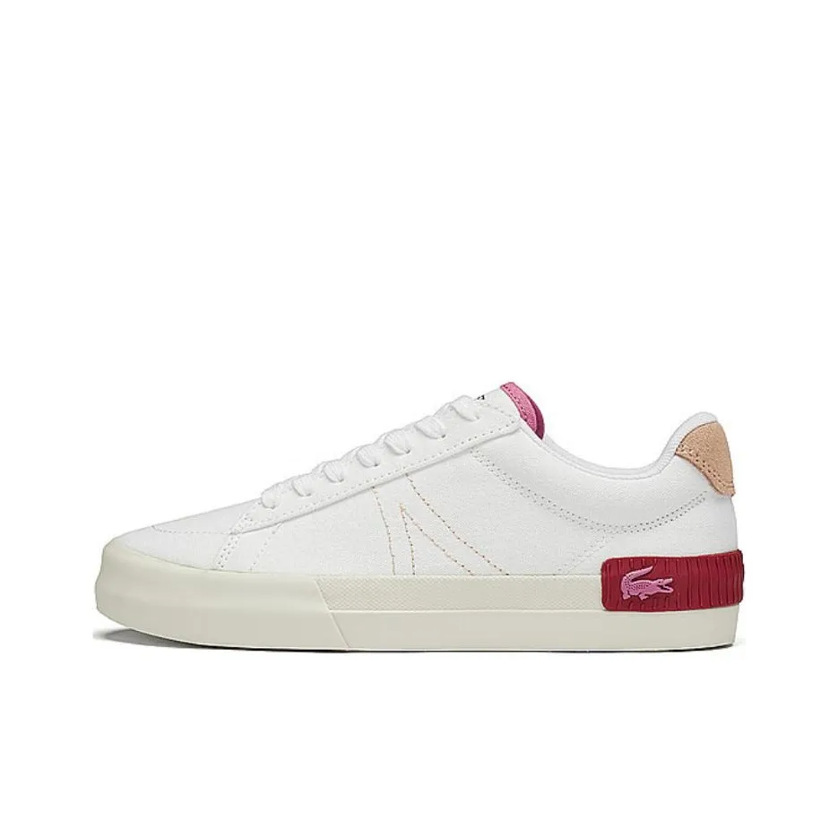 LACOSTE Low Top Skateboard Shoes Women's White