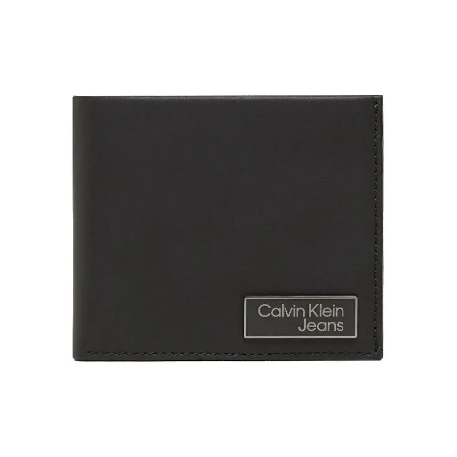 CALVIN KLEIN Full GRAIN LEATHER Кошелек Большой Мужской Черный