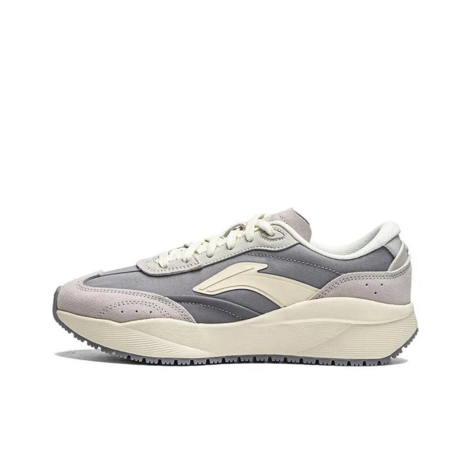 LINING Load Capacity 2.0 Casual Shoes Women's Low Top Microcrystalline Gray/Stone Gray