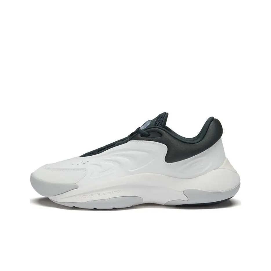 LACOSTE Collaboration Низкий Топ Casual Мужской Белый Черный