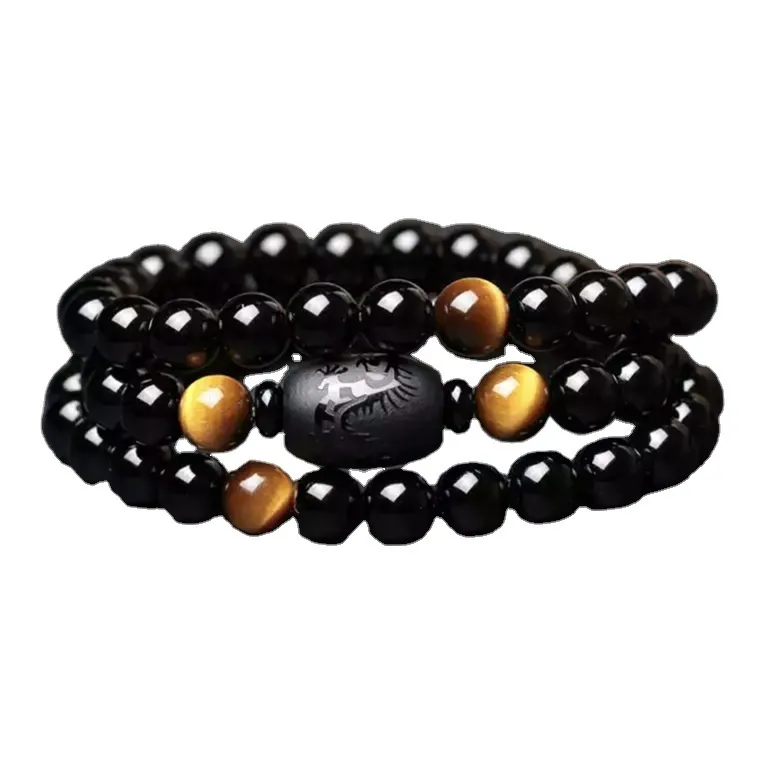 JONNY MOORE Obsidian Bracelets Men's