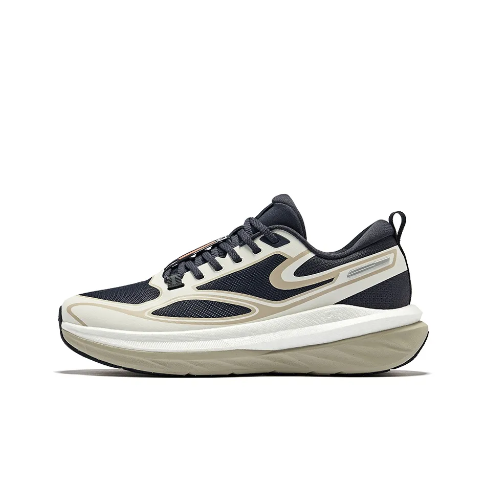 Erke Cushioning Wear Resistant Low Top Trail Running Shoes Men's Summer Breeze Blue Microcrystal White