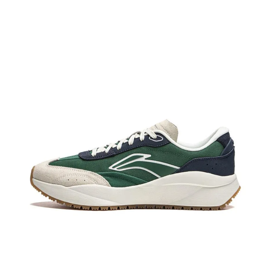 LINING Load Capacity 2.0 Casual Shoes Men's Low Top Deep Palace Green/Mountain Blue