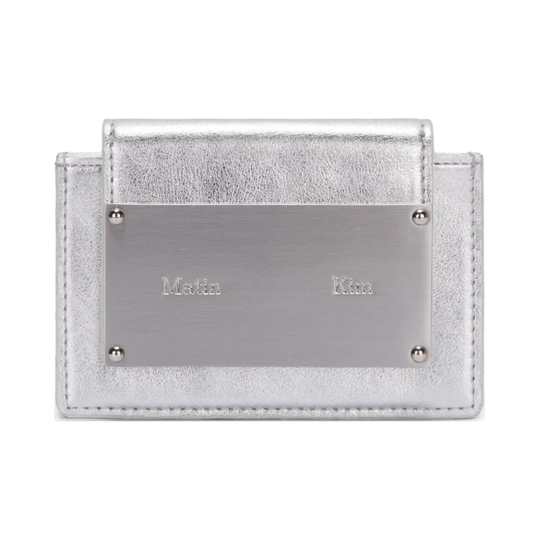 MATIN KIM Кошелек из коровьей кожи Женское серебро