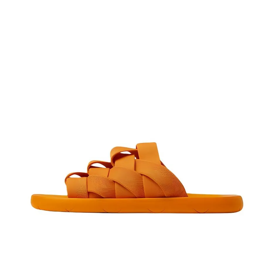 Bottega Veneta Plat Stylish Sandal Men's Orange