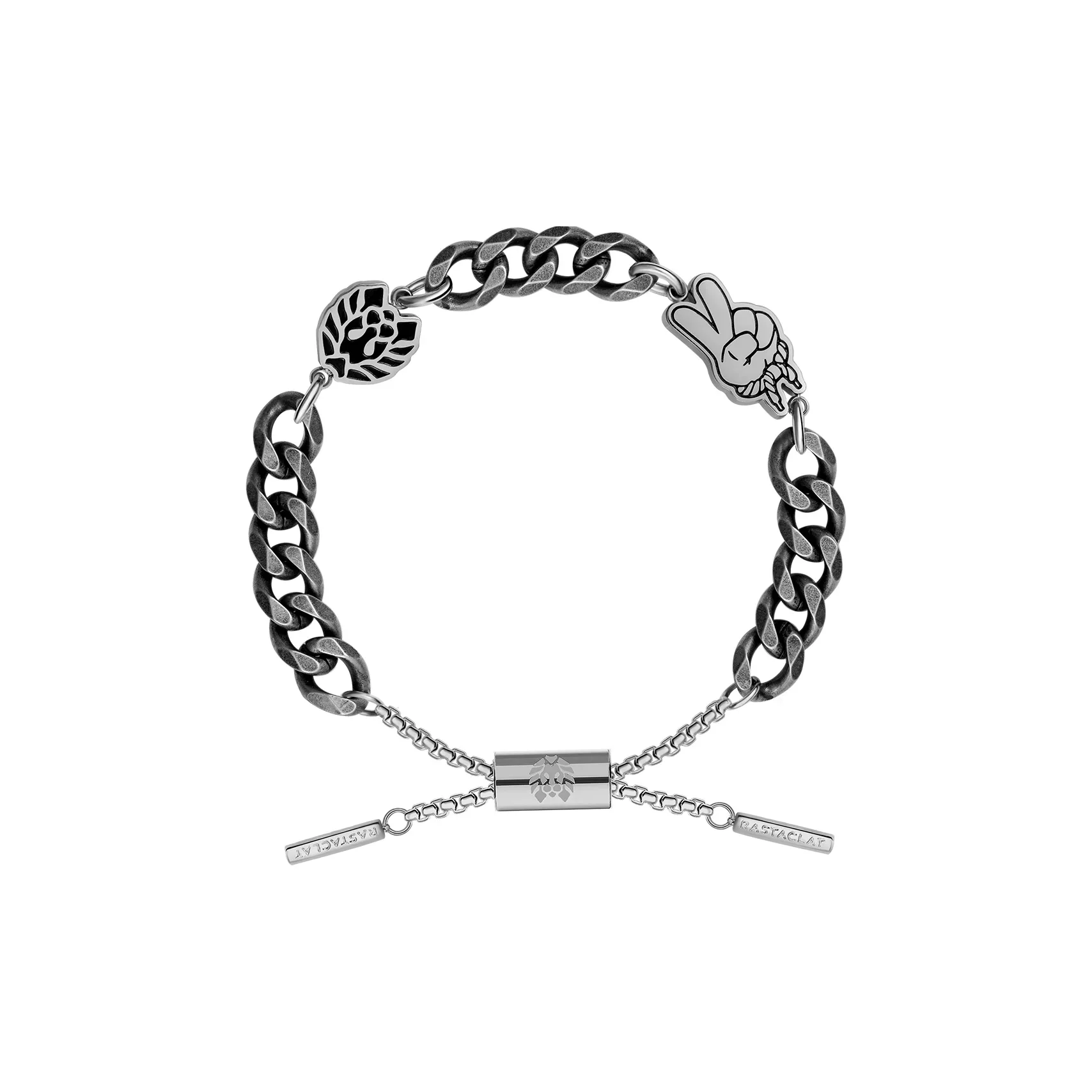 Rastaclat Титановый стальной браслет Little Lion Унисекс