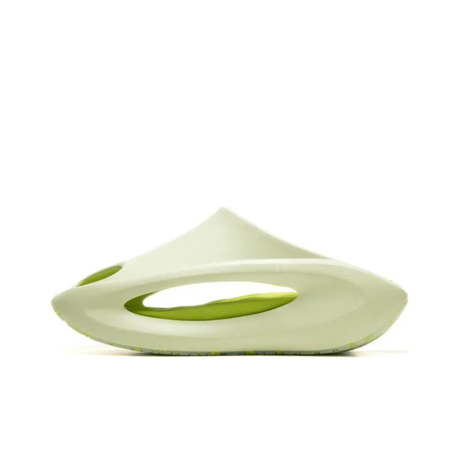 LiNing Yun You Slay Slip Resistant Abrasion Resistant Slide Slippers Unisex Light Fruit Green