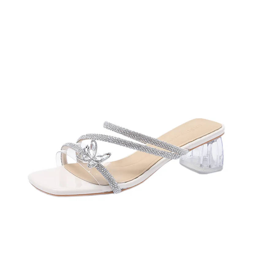 GEJIANI Rubber Sole Slip Resistant Slide Slippers Women's