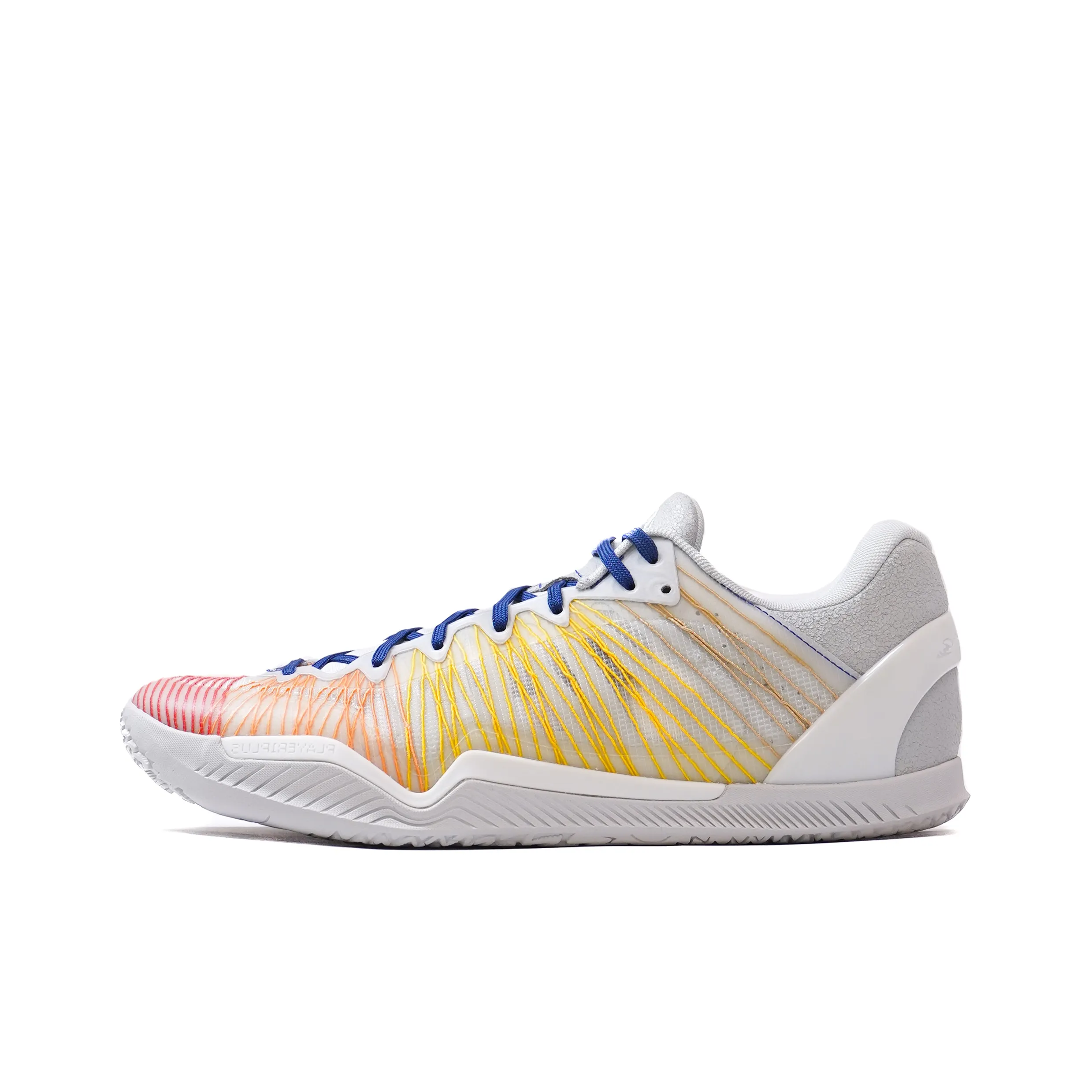 Nylon Sherpa Jacket Reversible Player1 Plus WHC Cushioning Anti Slip And Wear Resistant Low Top Basketball Shoes Men's Gray Yellow