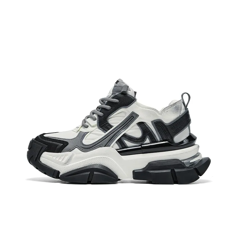 CHERYKALLY Abrasion Resistant Coverage Support Height Increasing Low Top Chunky Sneakers Women's