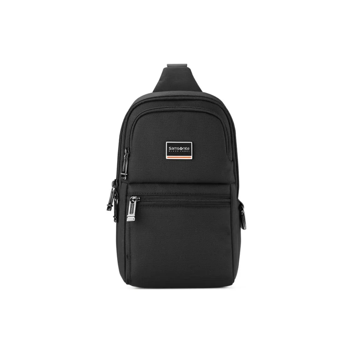 SAMSONITE Fabric With Cow Leather Crossbody Bag, Shoulder Bag, Sling Bag Trumpets Men's Black