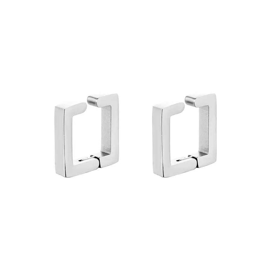 FOREVER MELODY Титановая сталь Нижняя заколка Серьги On Unisex