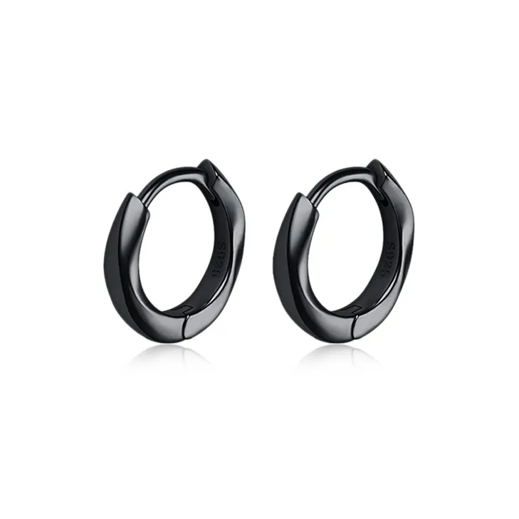 LuluCanaan 925 стерлинговое серебро Серьги-гвоздики Унисекс