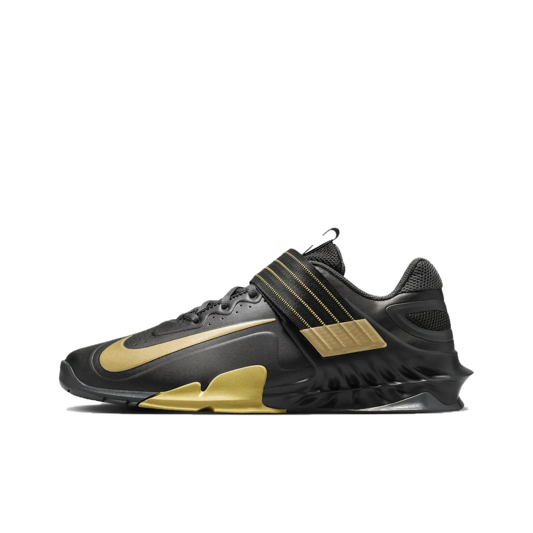 Nike Savaleos Training Shoes Men Low-Top Black/Anthracite/Infinite Gold/Metal Gold