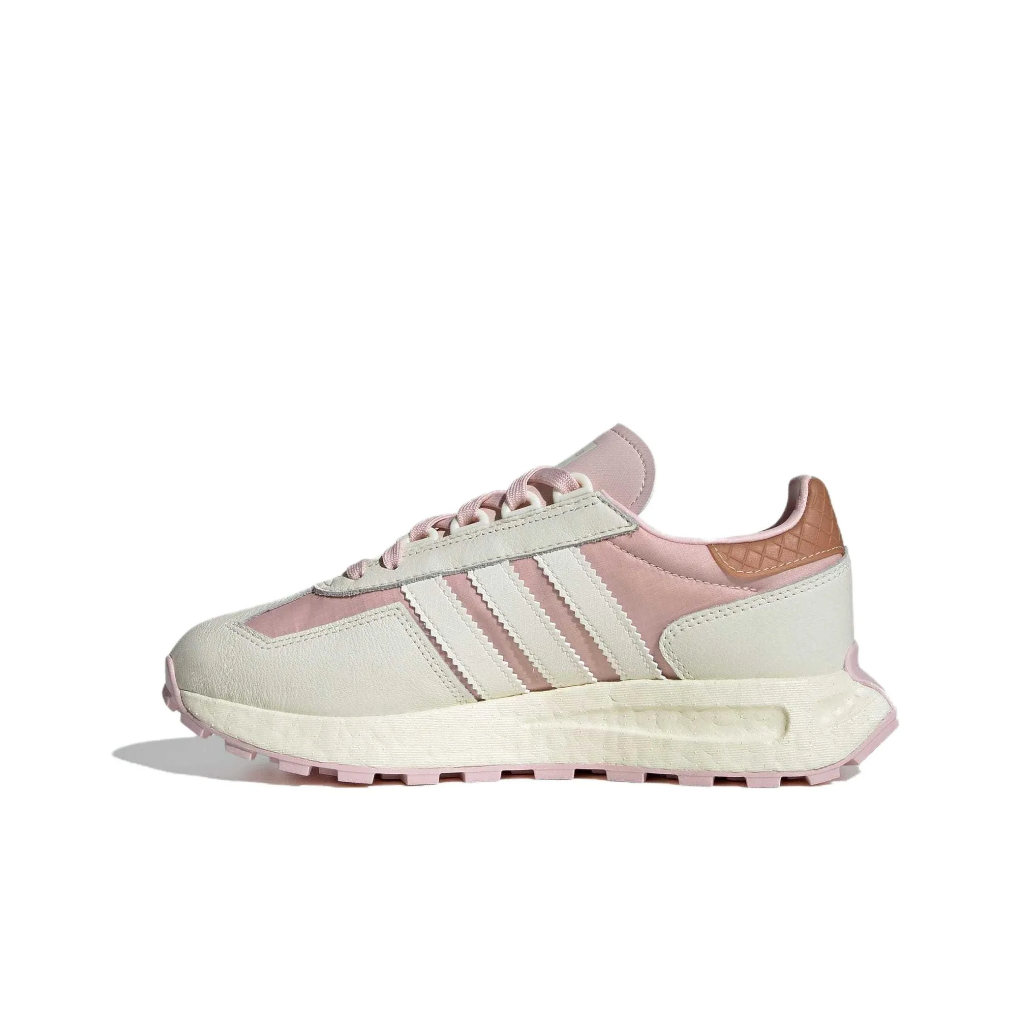 Adidas Originals Retropy E5 Casual Shoes Women's Low Top Jade White/Sand Brown Pink