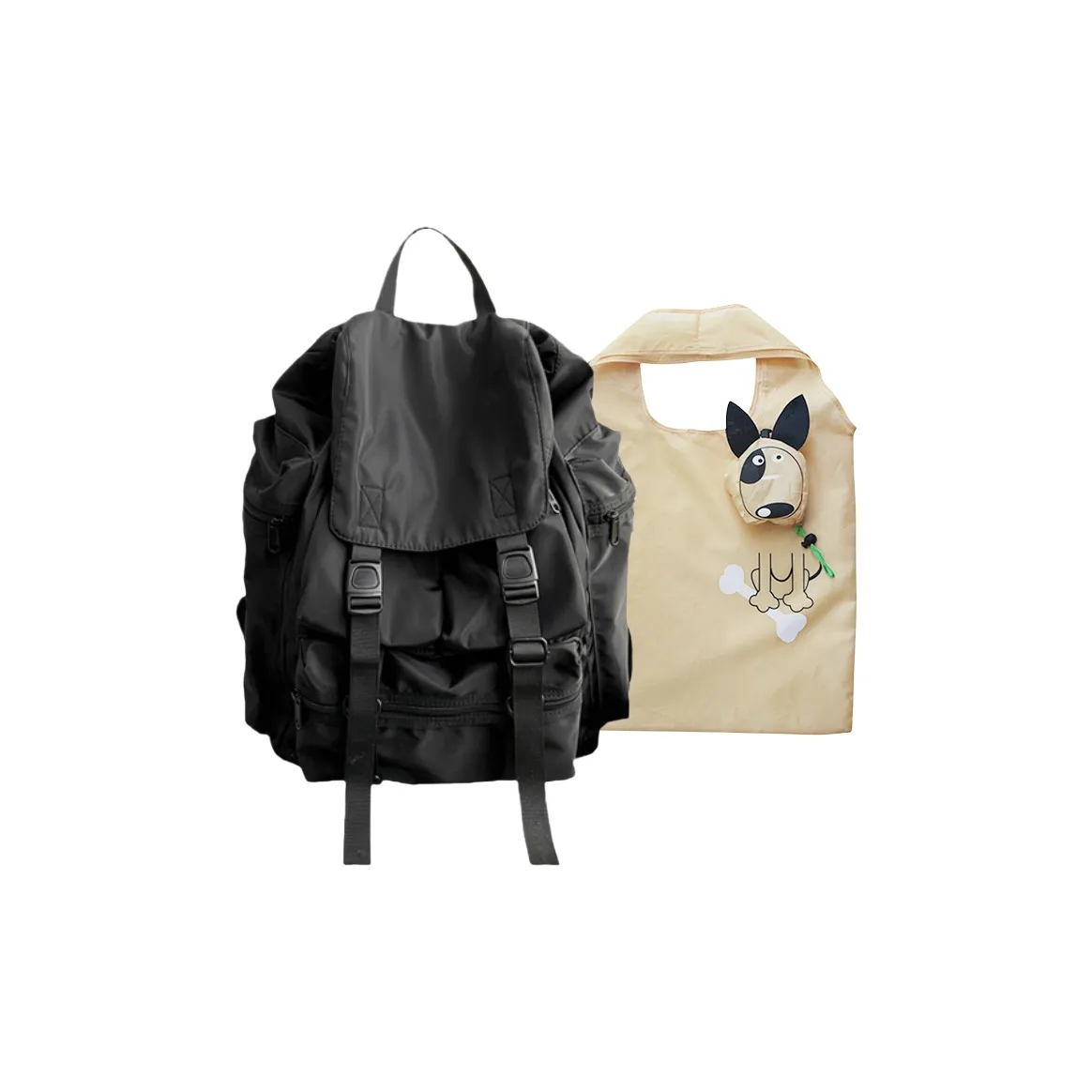 WHEELY BABY + Нейлоновый рюкзак унисекс черного цвета