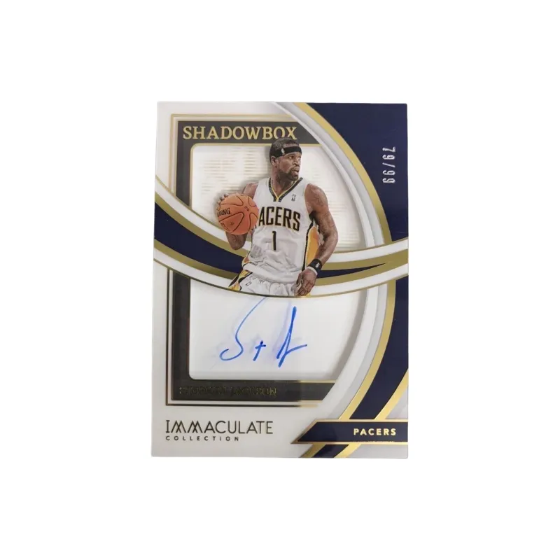 PANINI 2022 IMM Pacers Stephen Jackson SANDBOX Подлинная Игровая Карта Игровая Карта Товар Access Спортивные Карты 1 Размер