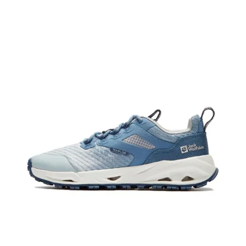 JACK WOLFSKIN Трекинговые ботинки низкие, натуральный синий, женские