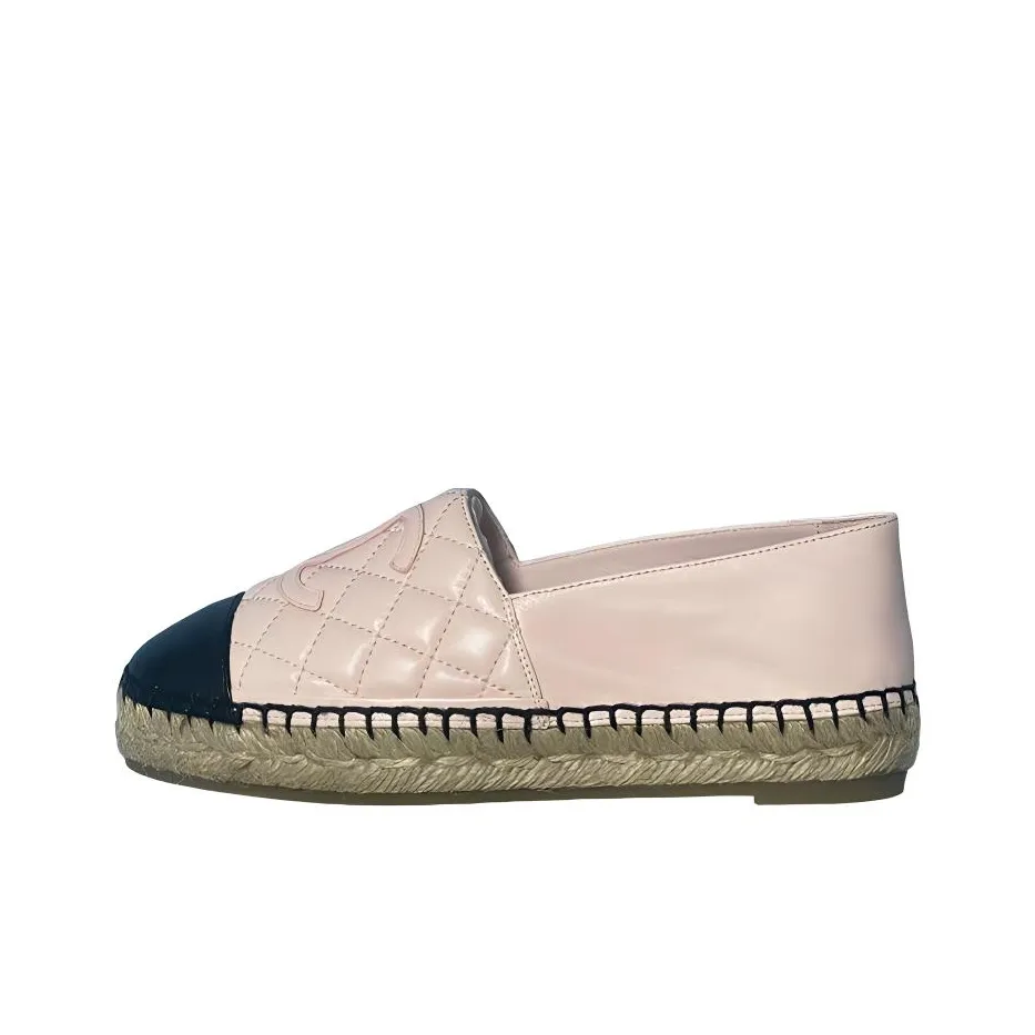 CHANEL Casual Single Shoes Women's Pink Black
