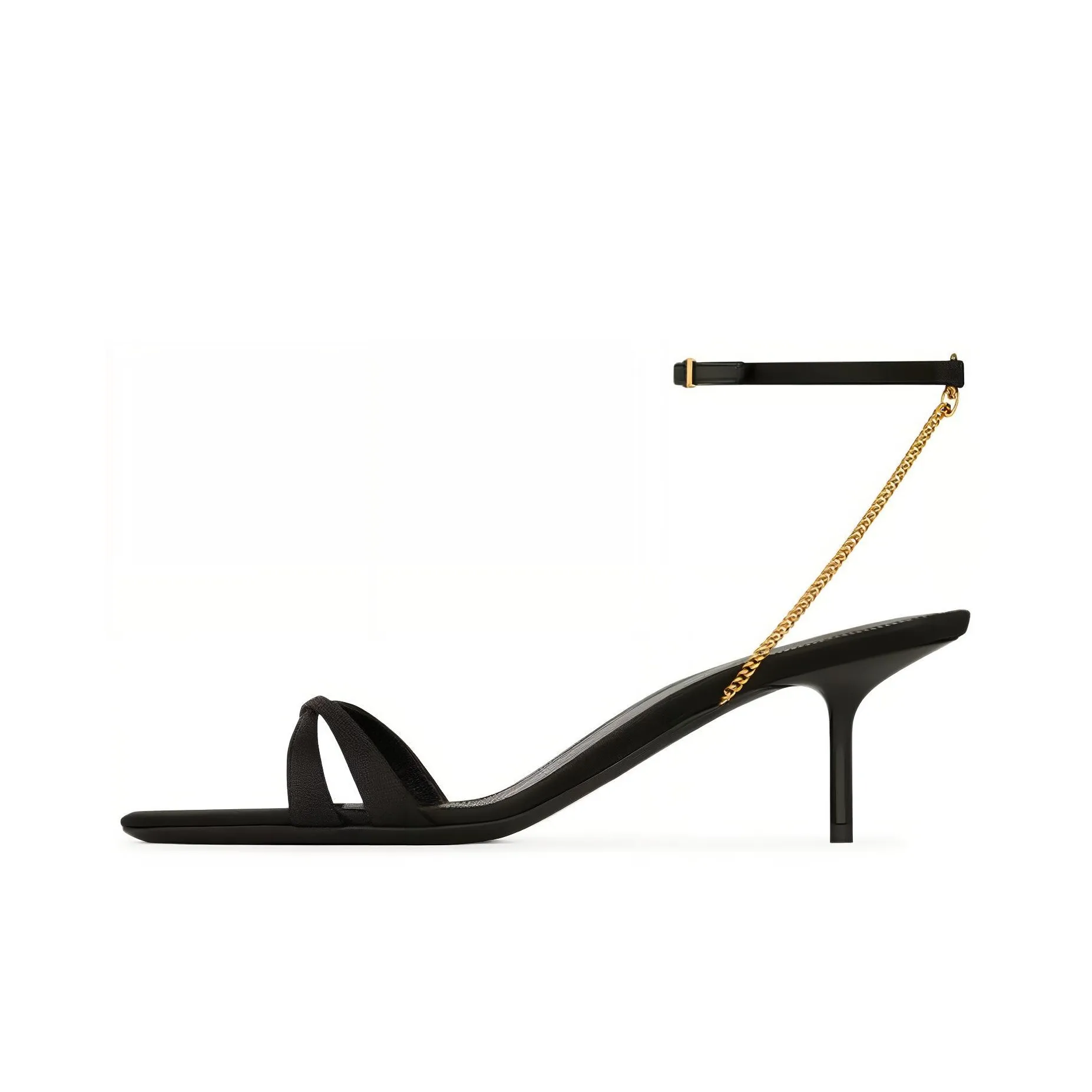 SAINT LAURENT One Strap Sandals 5.5cm Women's Black
