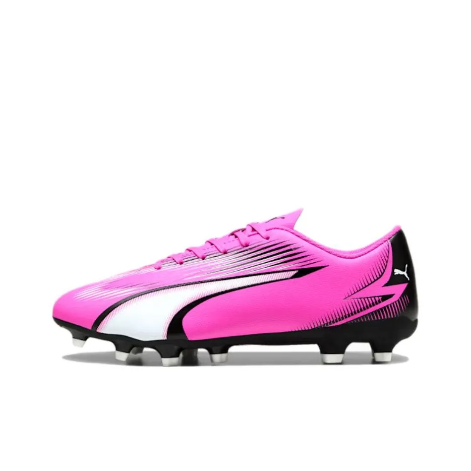 PUMA Ultra Play AG Artificial Grass FG Твердый Грунт Футбольные Бутсы Мужские Розовый Черный Белый