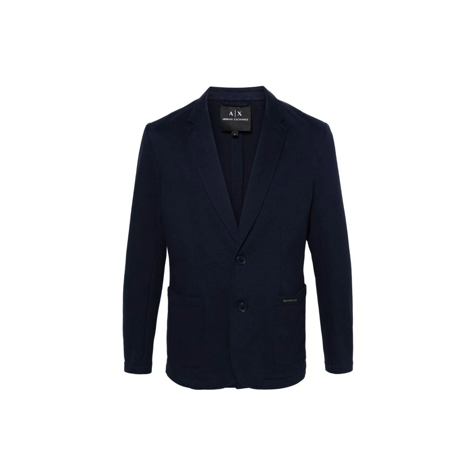 ARMANI EXCHANGE Single-breasted Piqué Blazer