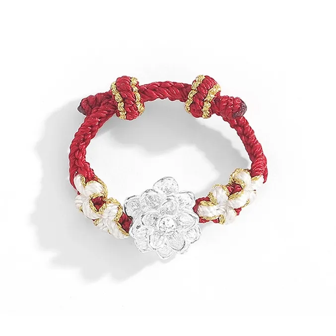 MUYAN Сплав Счастливый Лотос Кольцо Женское