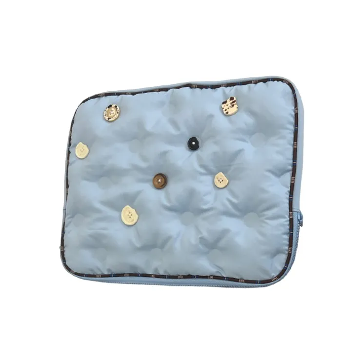 MARKANGARO Нейлоновая сумка для ноутбука большая женская небесно-голубая