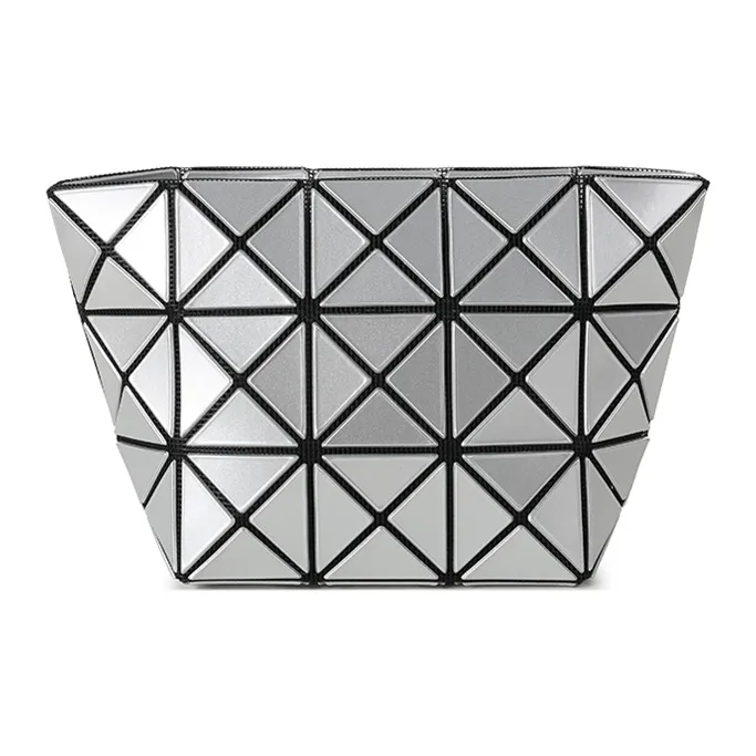 ISSEY MIYAKE Prism PVC клатч косметичка женская серебряная