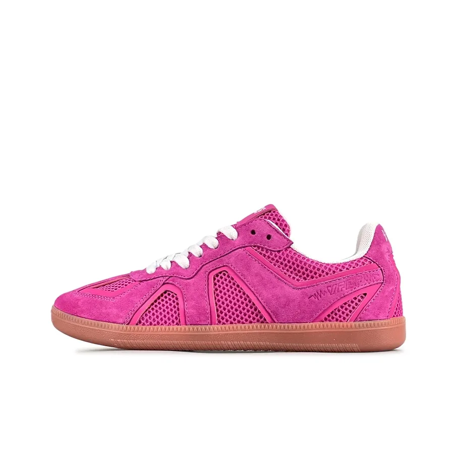 VFDF German Army Trainers Anti Slip Wear Resistant Low Top Skateboard Shoes Women's Dragon Fruit Pink