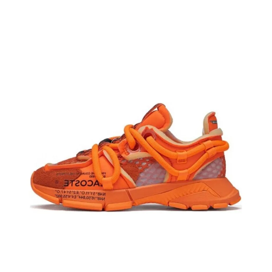 LACOSTE Collaboration L003 Низкий Топ Casual Женский Оранжевый