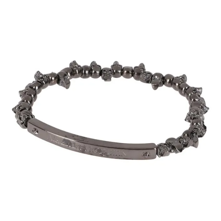 Alexander McQueen Skull Beaded Bracelet