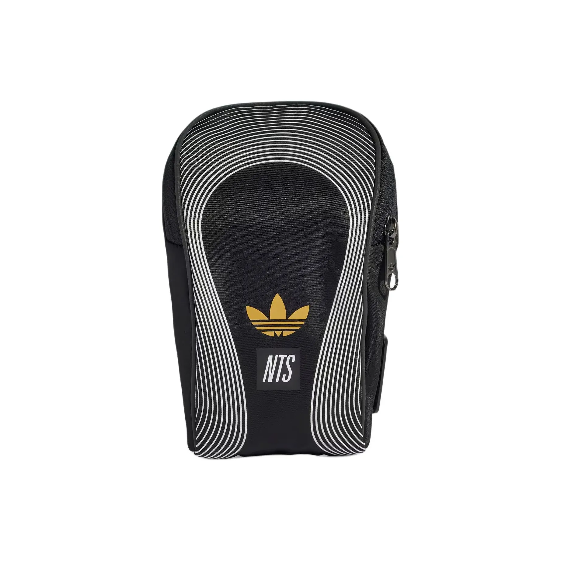 Adidas Originals NTS Radio Коллаборация Переработанный материал Полиэстер Сумка Sling Унисекс Черный