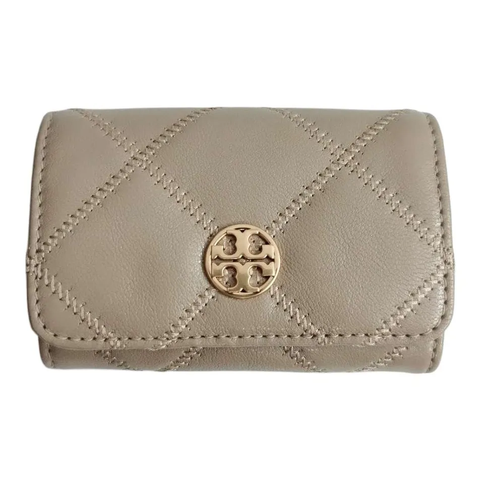 TORY BURCH Кожа Кошелек Держатель для карт Женский Миндально-розовый