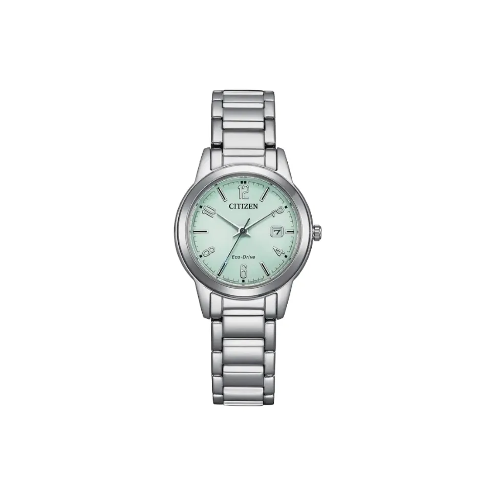 CITIZEN Солнечный кварцевый механизм нержавеющая сталь ремешок 29,4 мм женские часы зеленый циферблат