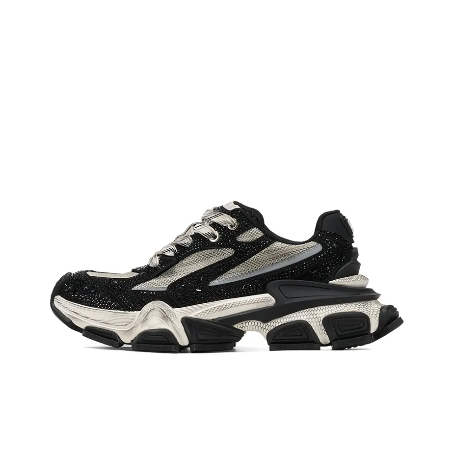 GG-CC Casual Shoes Cushioning Height Increasing Low-Top Sports Chunky Sneakers Women's