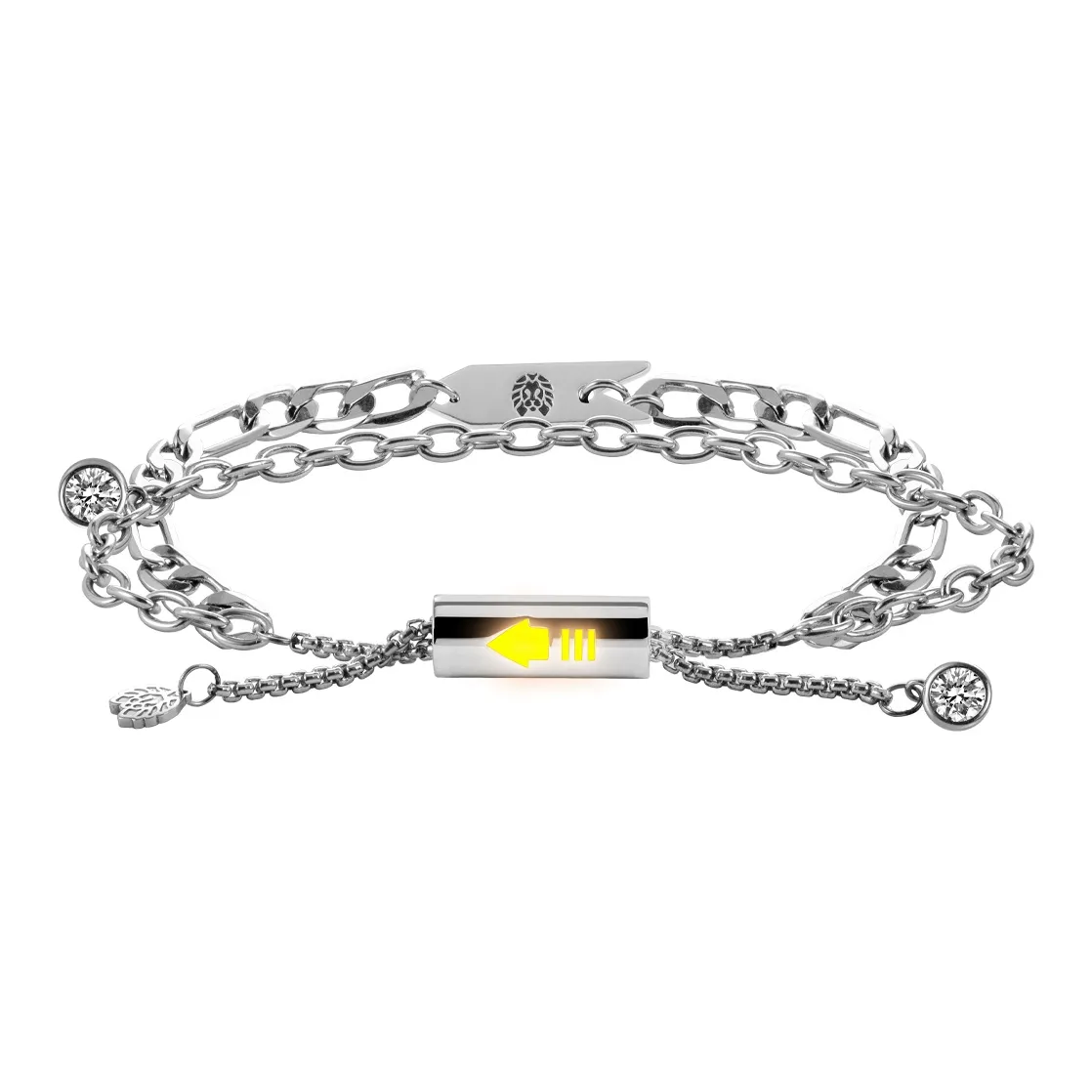 Rastaclat Титановый Стальной Маленький Лев Регулируемый Браслет Унисекс