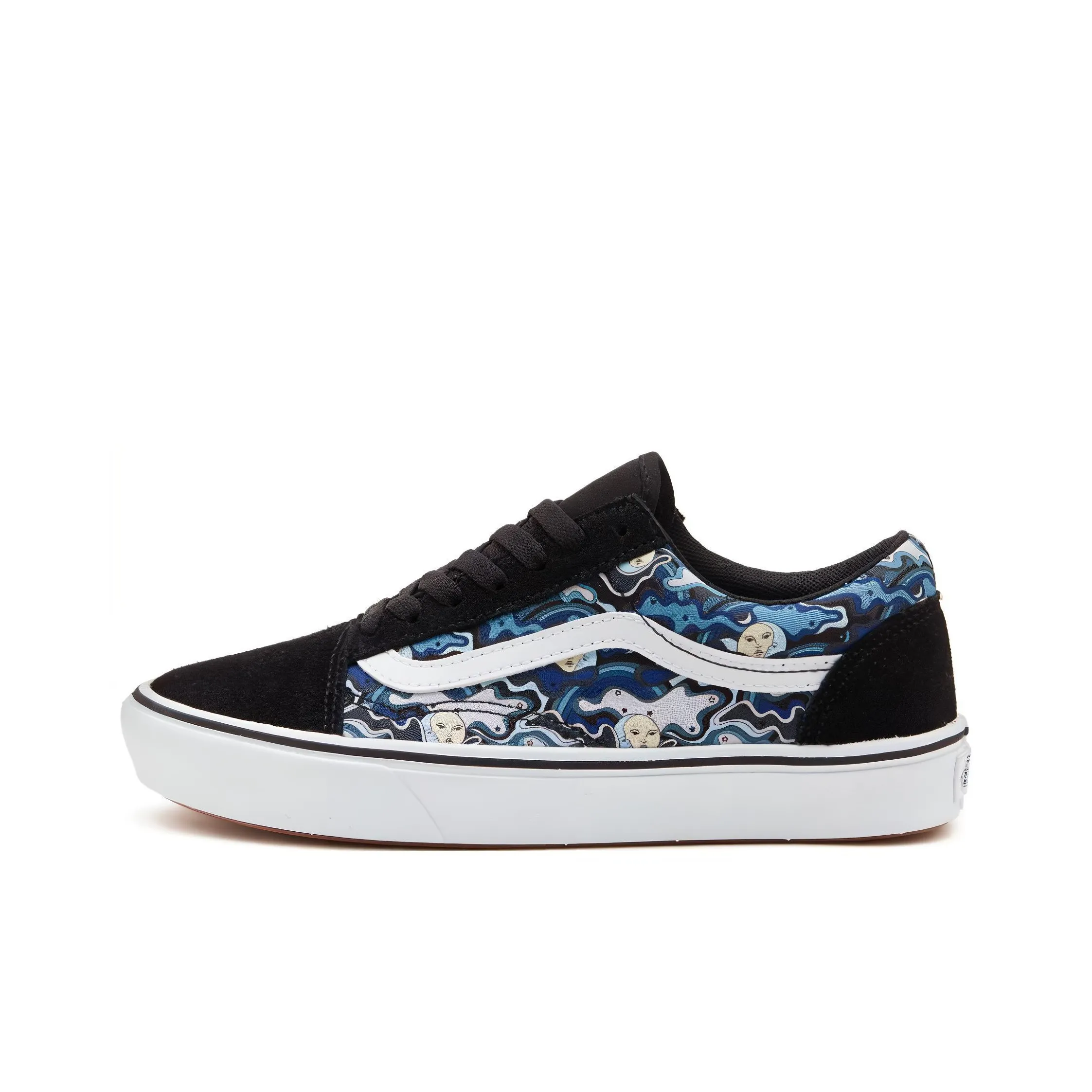Vans Old Skool Collection Comfi Kush Low Скейтборд Кроссовки Унисекс Черный Синий