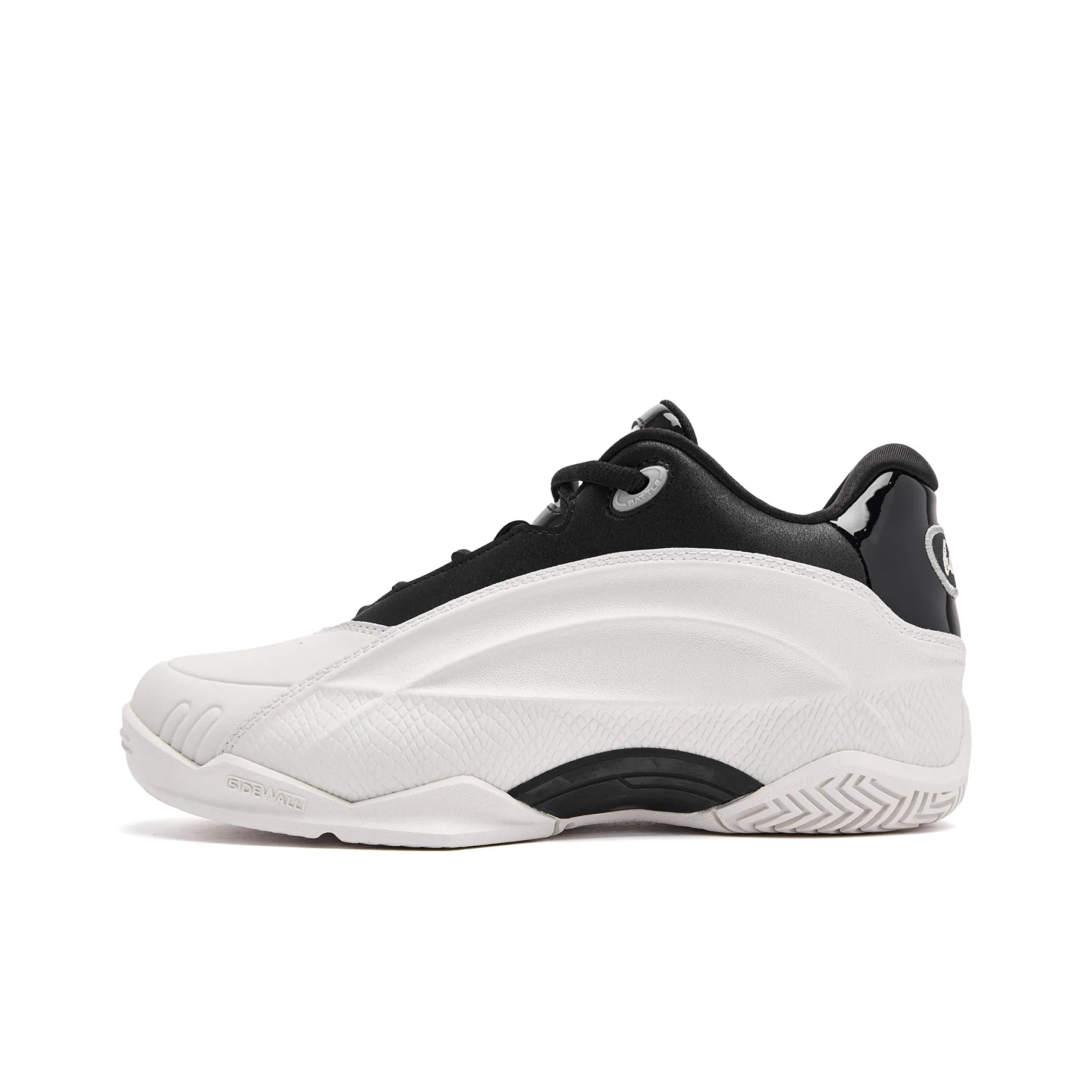 QIAODAN Basketball Shoes Women's Low Top Crescent Black
