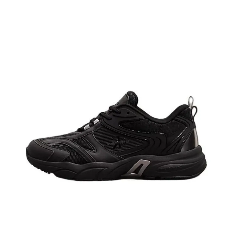 CKJ CALVIN KLEIN JEANS Low Top Casual Shoes Men's Black