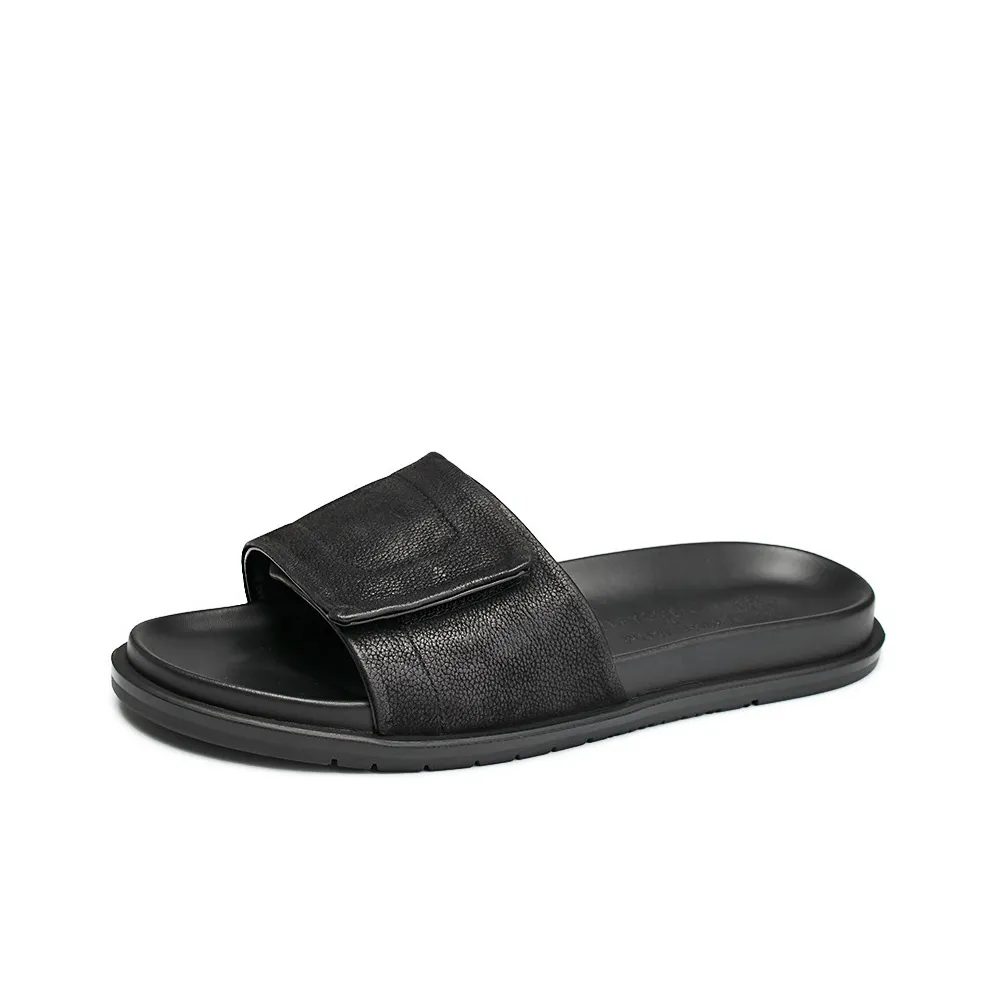 Brounvanm Резиновая подошва устойчивые слипоны мужские черные