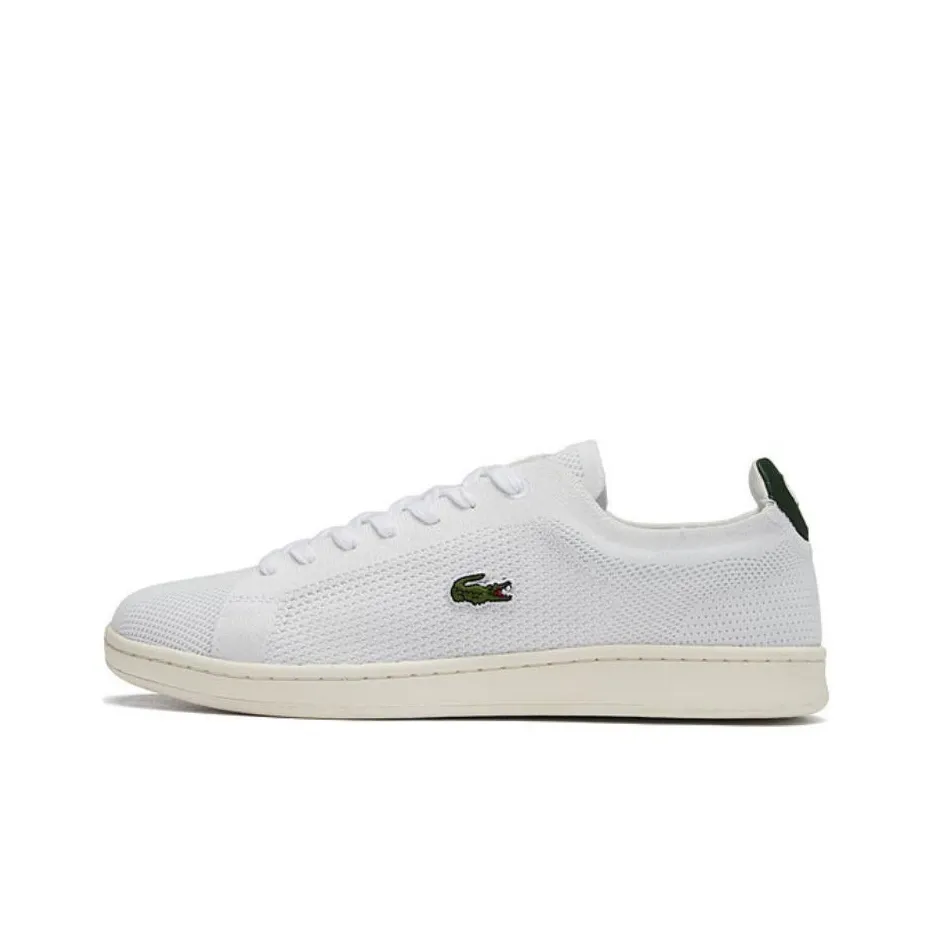 LACOSTE Collaboration Low Топ Скейтборд Кроссовки Мужские Белые