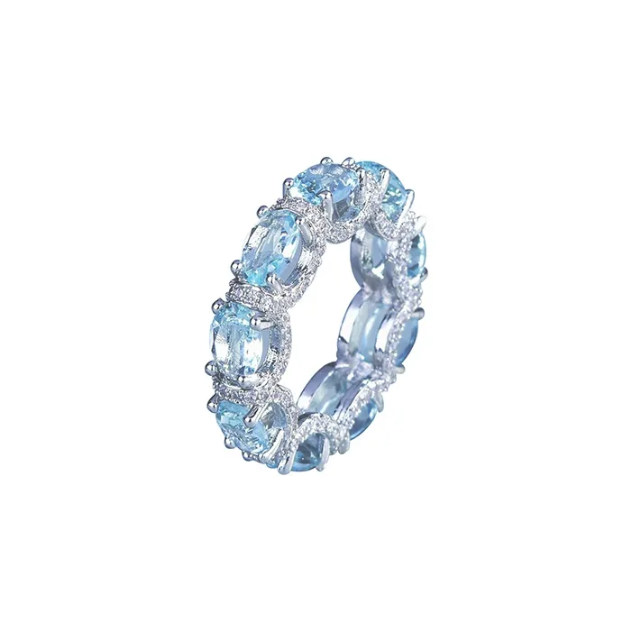 DAN DREAM Циркон Purification Браслет Аксессуар для рук Набор Женские Лунный свет Синий Звездный Синий