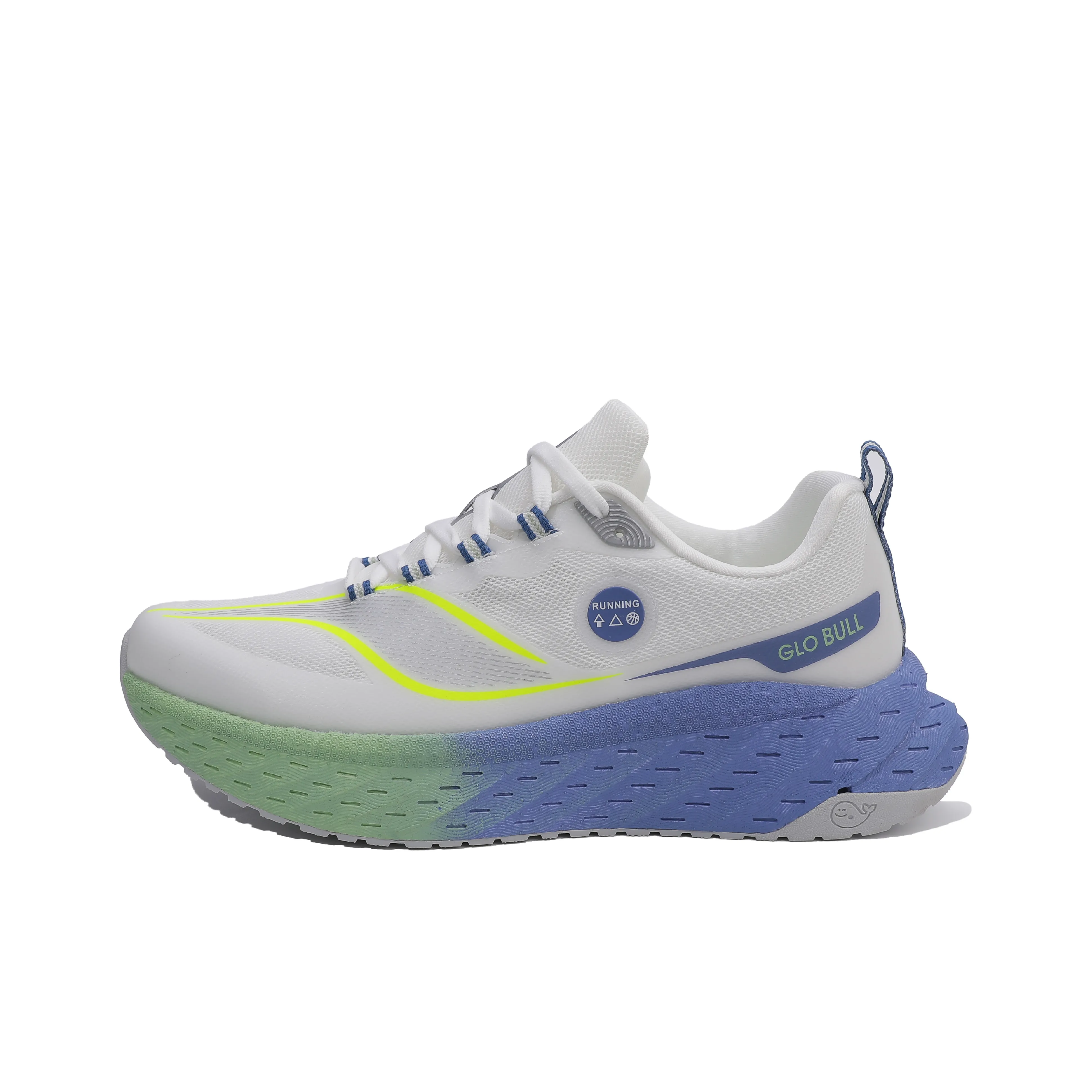 GLO BULL Амортизация Противоскользящий Устойчивый к истиранию Дышащий Легкий Отскок Низкий Топ Супер-Критическая Пена