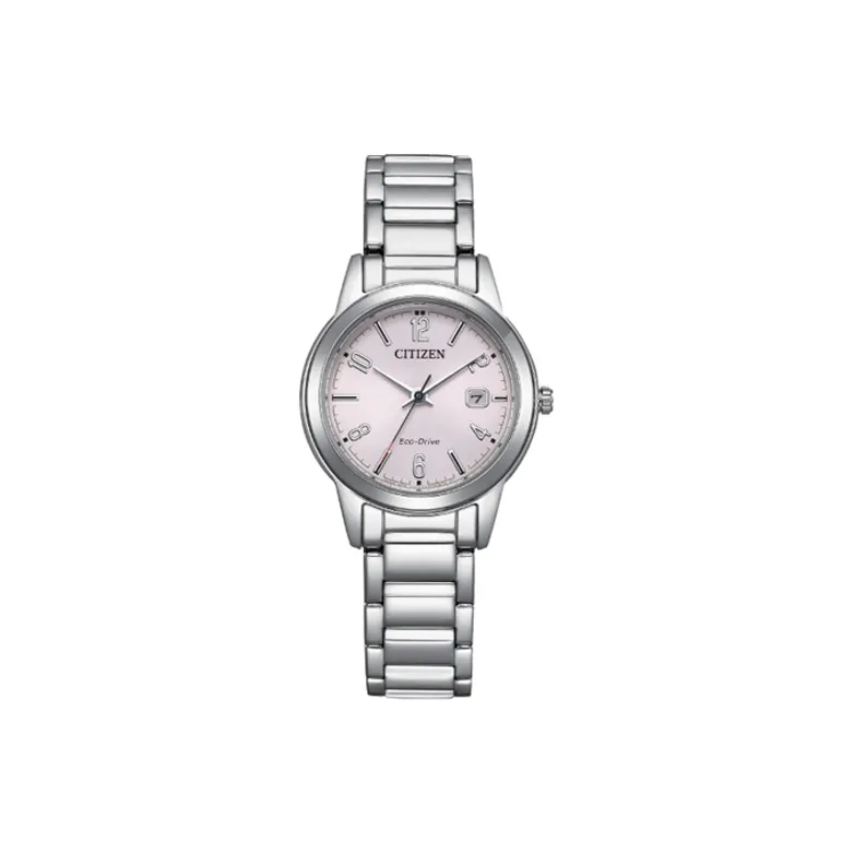 CITIZEN Eco Drive Series Светильник Кварцевый механизм Нержавеющая сталь Ремешок Часы 29,6 мм Женские часы Розовый циферблат часов